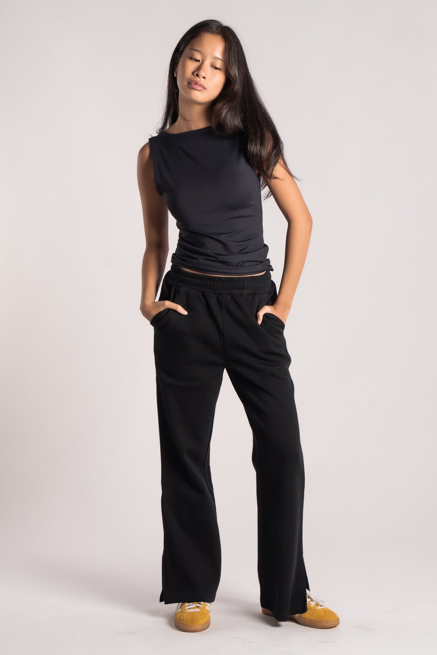 Split Flare Pants