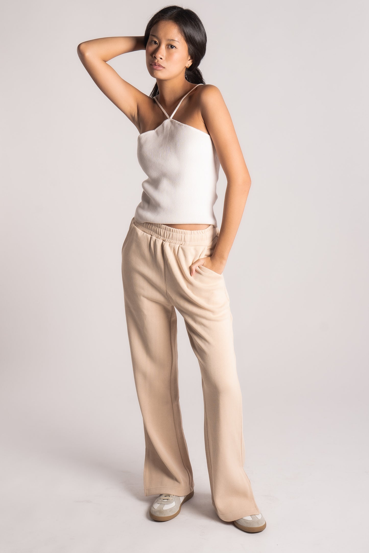 Split Flare Pants