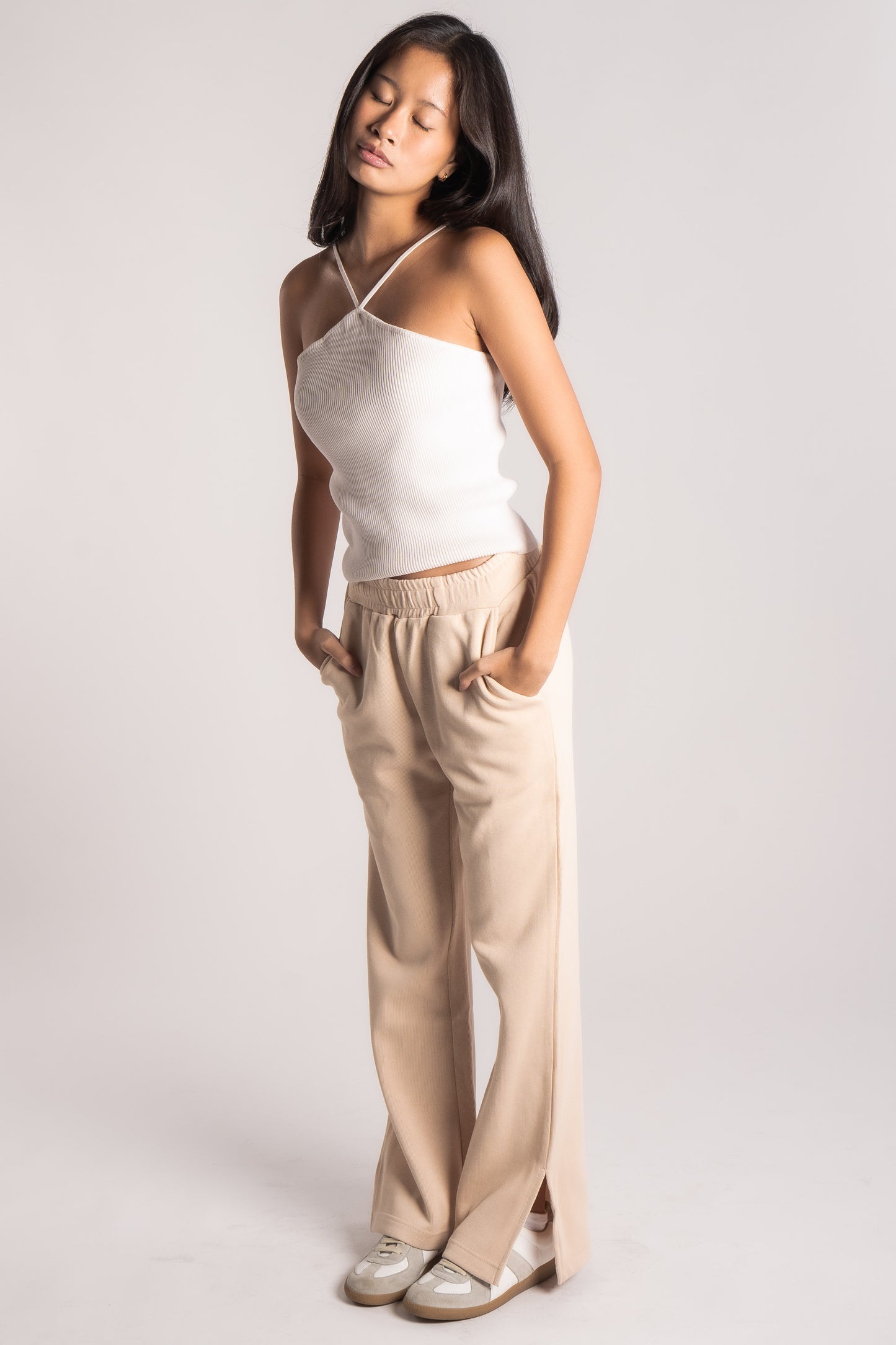 Split Flare Pants